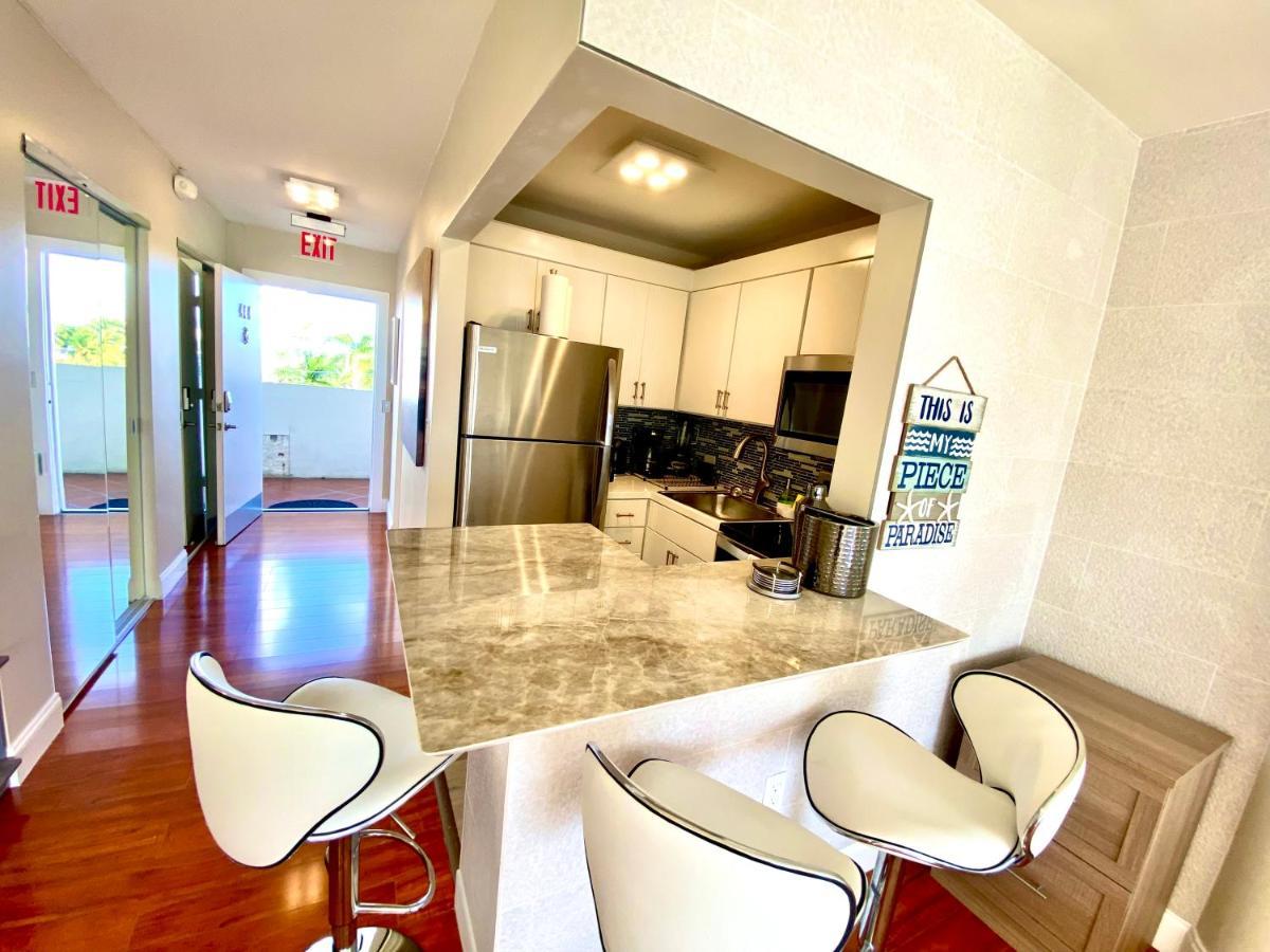 Modern Waterfront Apartment With Miami Skyline View, Free Parking 5 Mins Drive To Miami Beach Kültér fotó